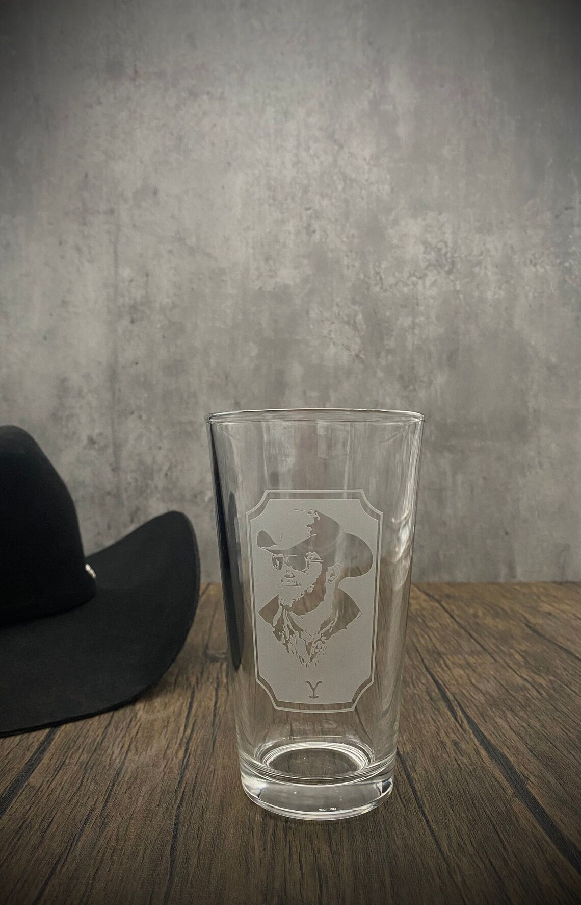 Rip Wheeler Yellowstone Drinking Glass Yellowstone Dutton Etsy