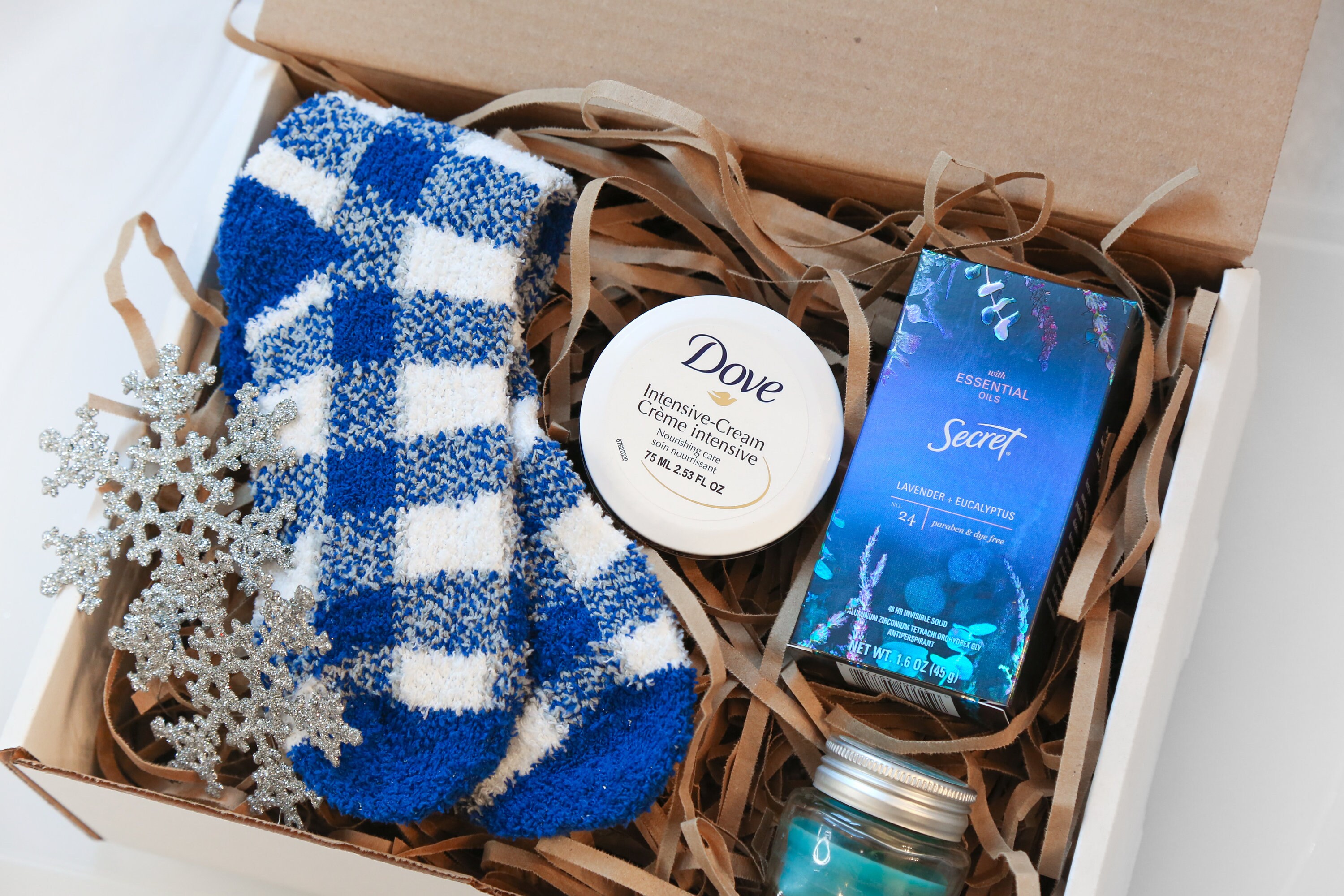 Winter Gift Box Set with Socks Hand Cream Candle Secret and Etsy