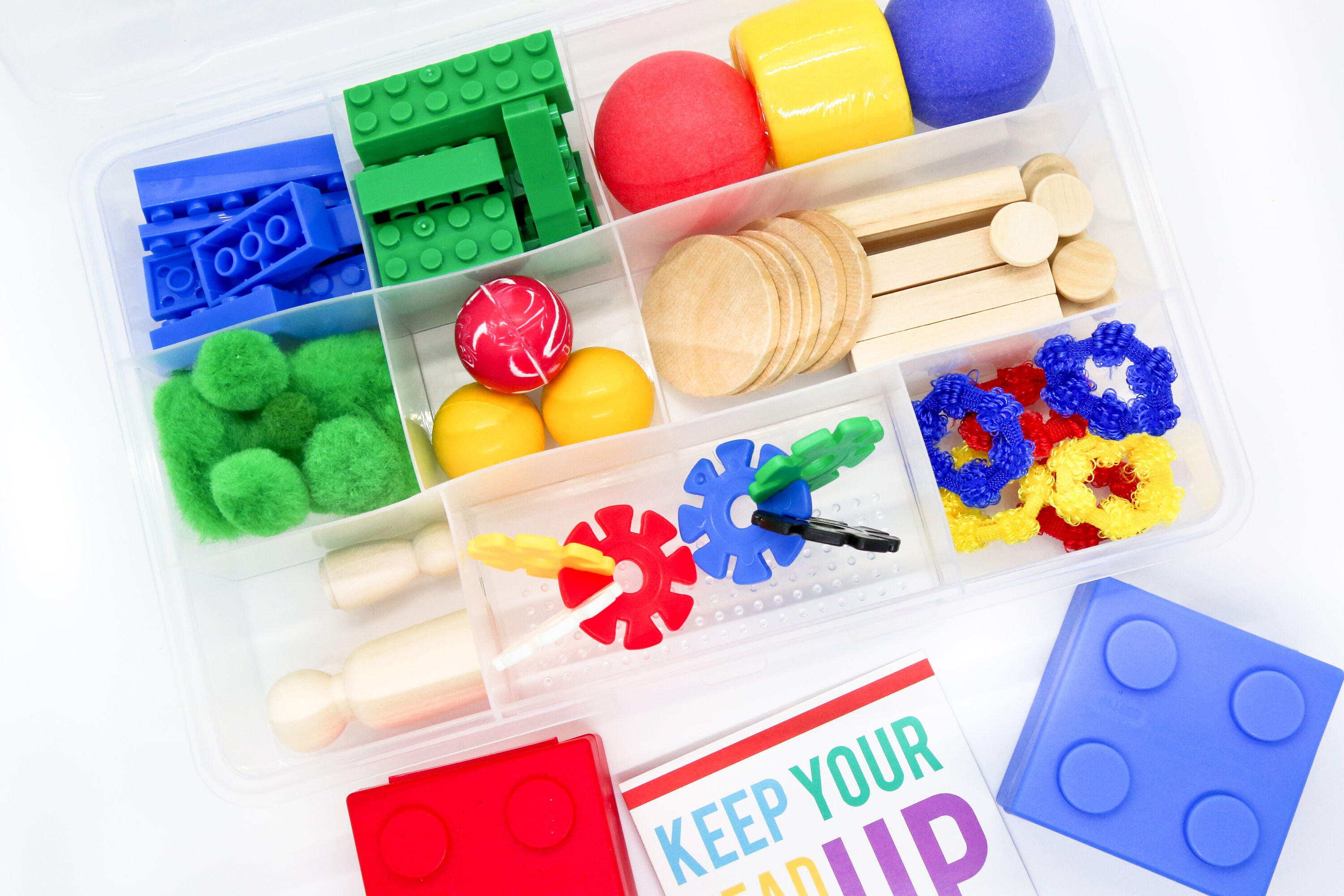 LEGO themed Sensory Play Kit by WonderFUL Box Montessori Etsy.de
