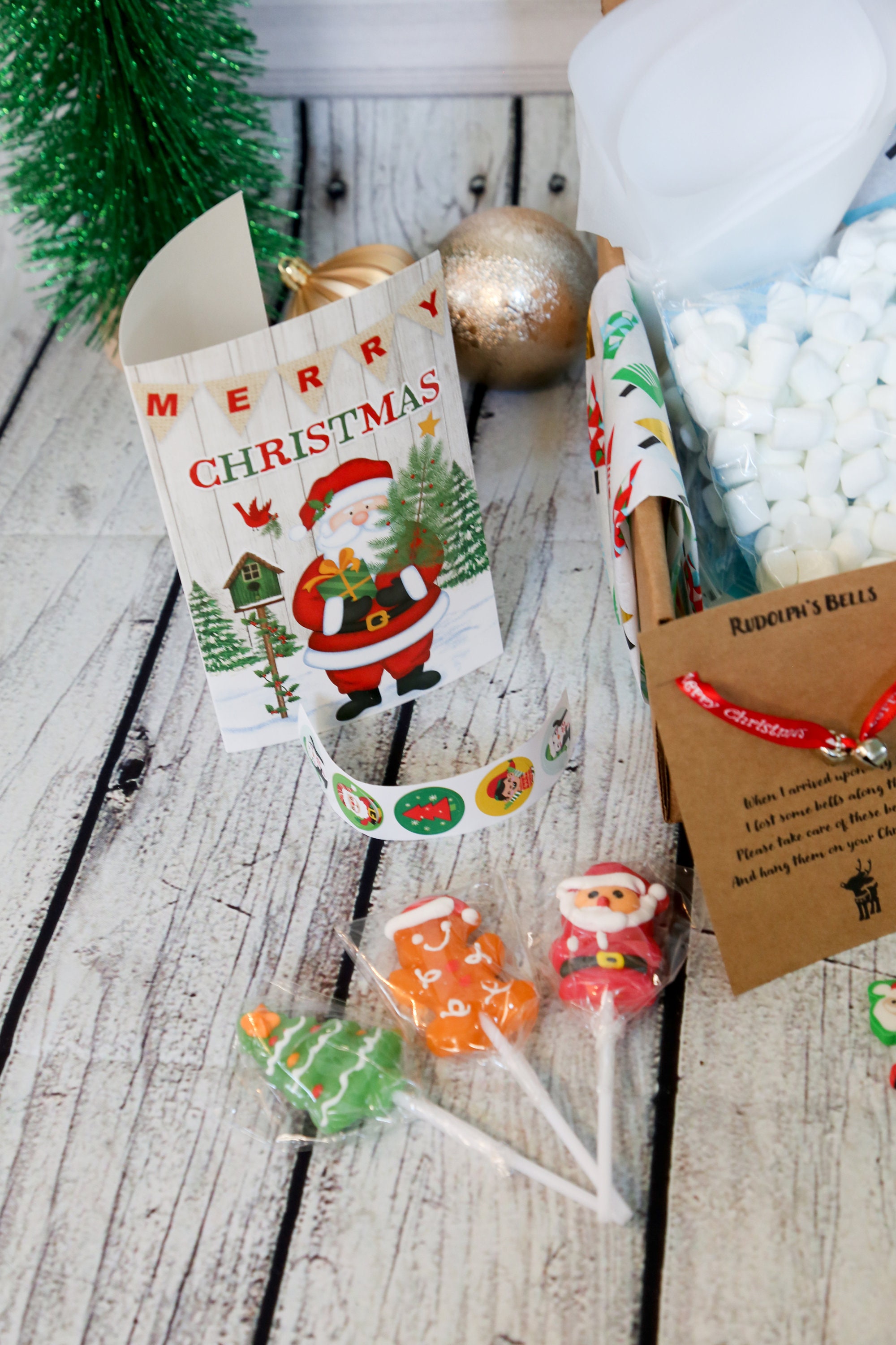 Christmas Eve Box of MAGIC Reindeer Hot Cocoa Cones Grinch | Etsy
