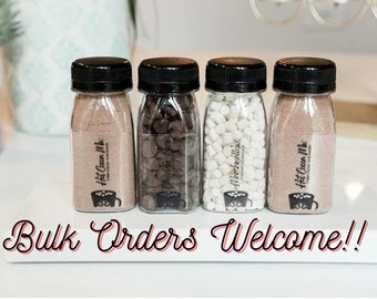 Hot Cocoa Sampler Set + Marshmallows & Chocolate | Christmas Basket | Winter/Holiday/Seasonal | Corporate Employee Customer Gift