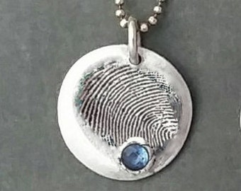 Finger Print Necklace - Custom Mother's Jewelry!