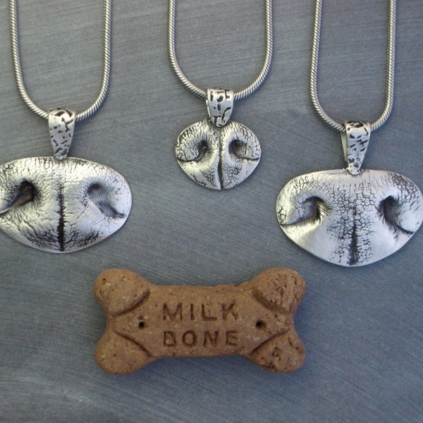 Extra Large Dog Nose Print Necklace, Nose Print key chain, Custom Pet Nose Print Jewelry