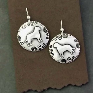 Mastiff Earrings, English Mastiff Necklace, Dog Lover Jewelry