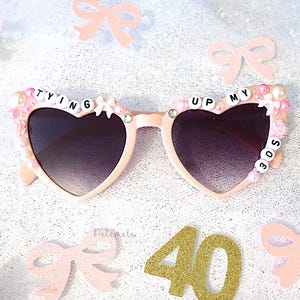 Pink Birthday Queen Sunglasses - Birthday Gift, Fabulous Birthday, Rhinestone Sunglasses, Funny Birthday Gift, Glitter Sunglasses