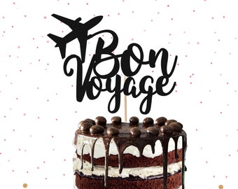 Bon Voyage Cake Etsy