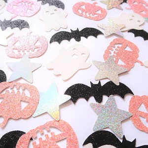 Retro Halloween Confetti - Bat Party Confetti, Vintage Ghost Confetti, Halloween Tableware, Halloween Table Scatter, Halloween Party Favours