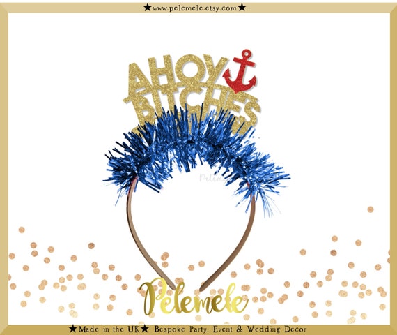 Ahoy Bitches, Nautical Anchor Funny Greeting Card Ahoy Bitches, Nautical Anchor Funny Greeting Card