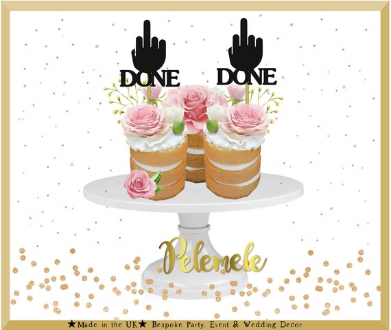 Single Double Sided Silver Break Up Cake Topper Divorce Cake Topper Thank You Next Handmade Products Bakeware Mymobileindia Com