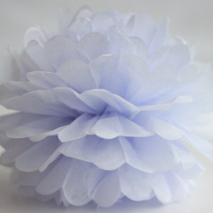 1 High Quality ASH LILAC Tissue Pom Pom Choose any of 60 colours Hanging Paper flower Tissue paper balls Tissue paper pom poms image 3