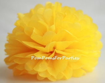 1 BUTTERCUP Tissue Pom Pom di alta qualità - Scegli uno dei 60 colori - Fiore di carta appesa - Palline di carta velina - Pom pom di carta velina