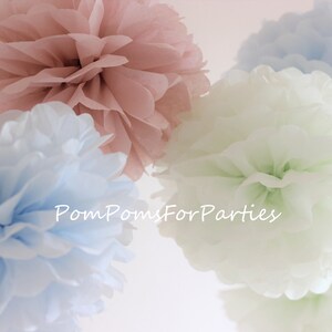 15 High Quality LARGE size (14&#39;&#39;) Pom Poms - Next birthday party decorations - Perfect wedding - Best budget decorations for huge party
