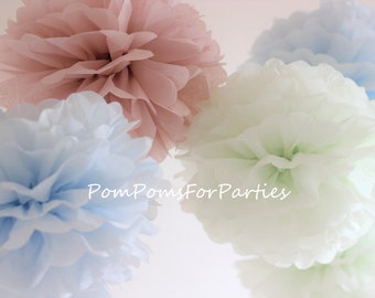 15 High Quality LARGE size (14'') Pom Poms - Next birthday party decorations - Perfect wedding - Best budget decorations for huge party