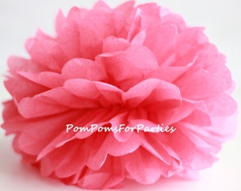 1 High Quality WATERMELLON Tissue Pom Pom - Choose any of 60 colours - Hanging  Paper flower - Tissue paper balls - Tissue paper pom poms