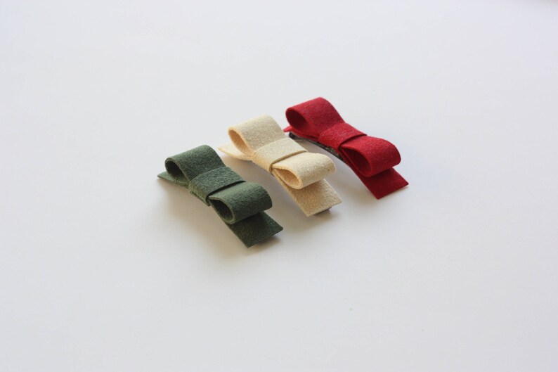 Skinny Headband Newborn Bow Red Bow Nylon Headband Red Headband Small Baby Bow Suede Headband Simple Bow Baby Bow Baby Headband