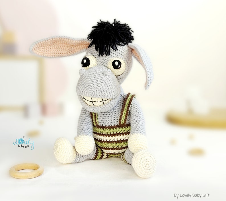 amigurumi animal pattern cute donkey