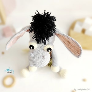 crochet amigurumi pattern donkey animal