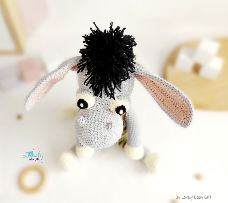 crochet amigurumi pattern donkey animal