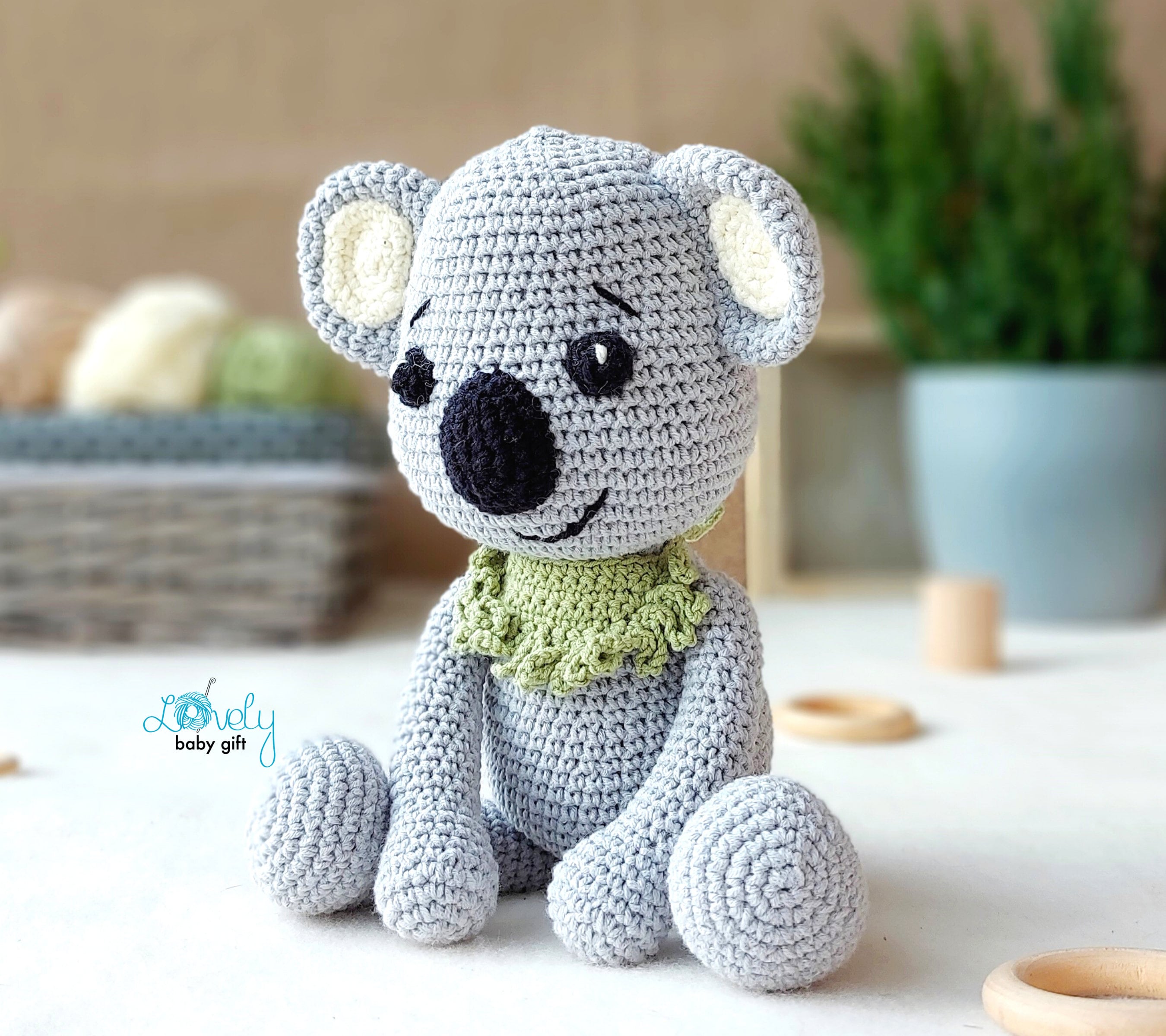 Koala Crochet Pattern - Amigurumi Stuffed Animal PDF Tutorial in ...