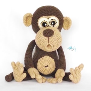 animal crochet pattern amigurumi monkey
