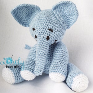 tiny elephant amigurumi pattern