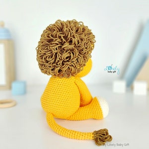 stuffed animal toy crochet pattern amigurumi lion