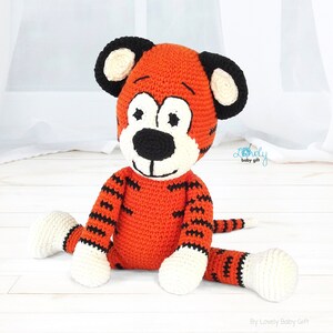 crochet step by step tutorial amigurumi tiger