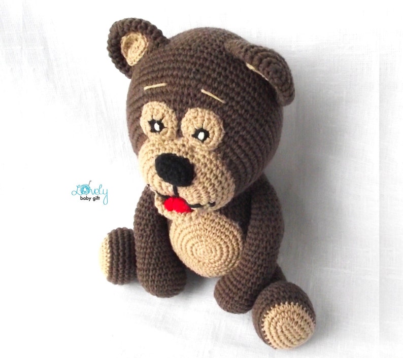 easy crochet pattern teddy bear stuffed toy