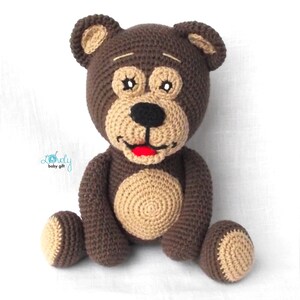 crochet animal amigurumi pattern bear