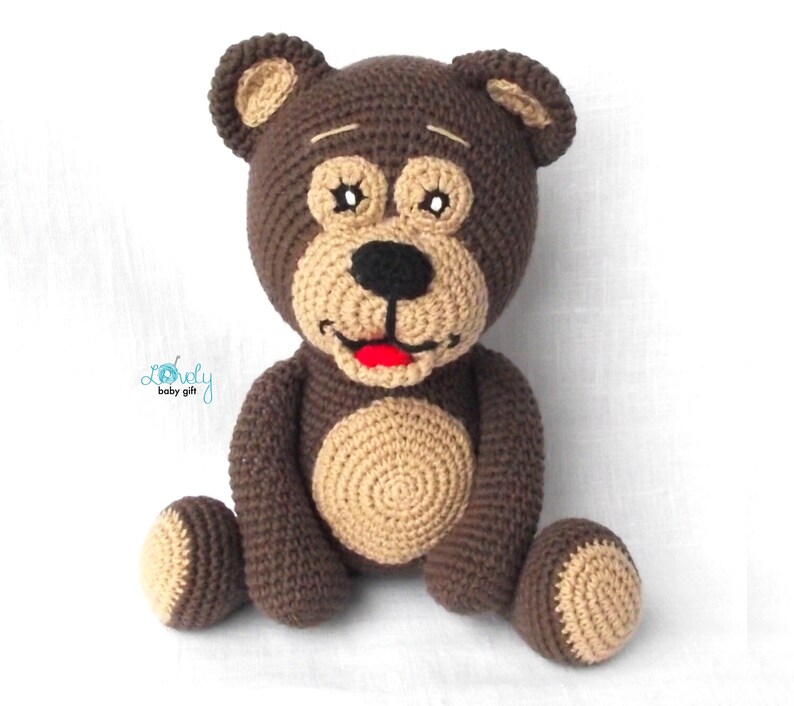 crochet animal amigurumi pattern bear