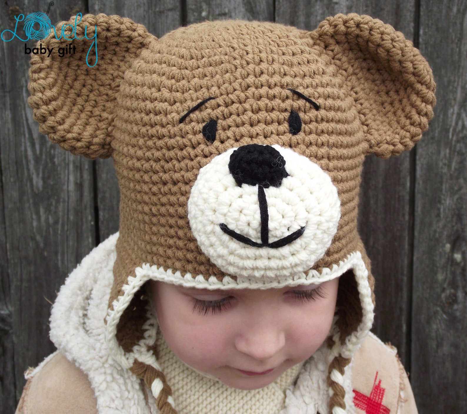 Crochet Earflap Hat Pattern Teddy Bear Hat Crochet Pattern Etsy