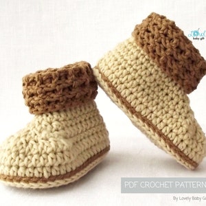 baby slippers crochet pattern