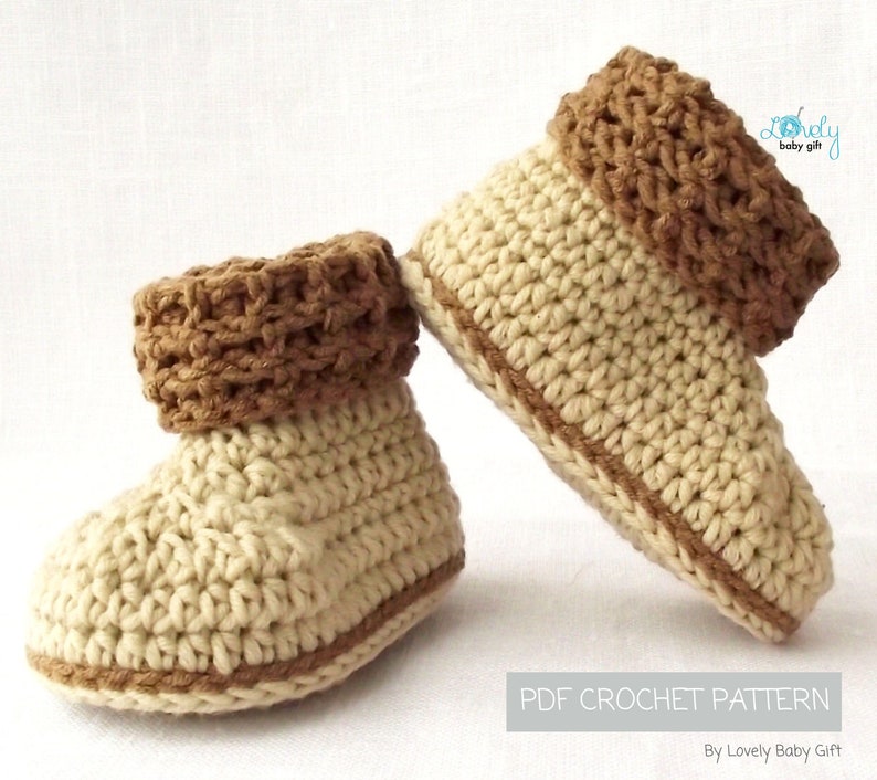 baby slippers crochet pattern