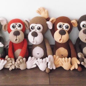 monkey amigurumi crochet pattern