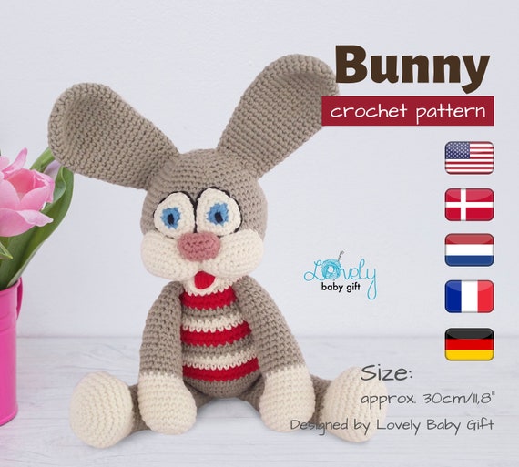 Amigurumi Crochet Pattern Crochet Animal Pattern Grey Etsy