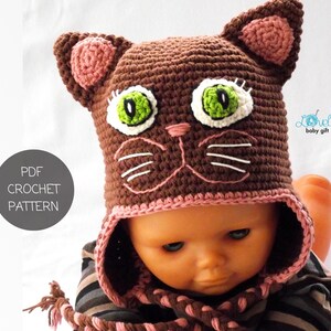 autumn crochet hat pattern for kids