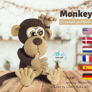 monkey crochet pattern