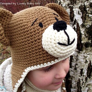 crochet animal hat beanie pattern