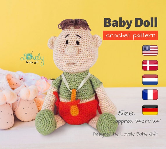 amigurumi doll pacifier baby