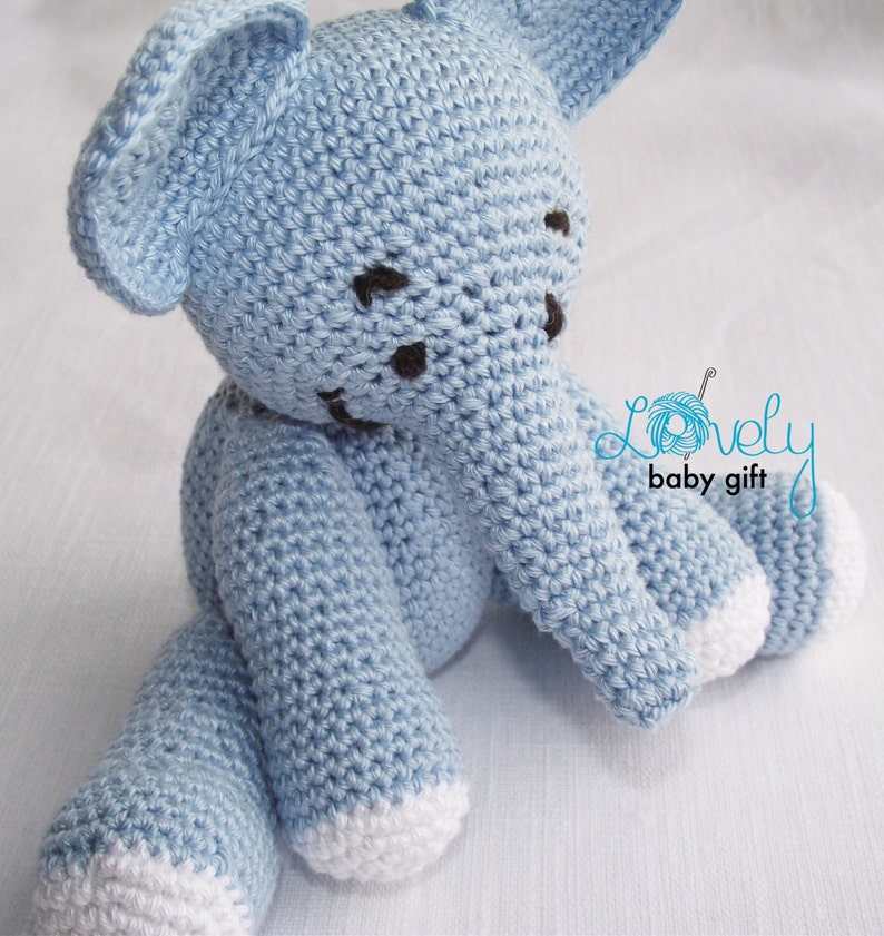 crochet little elephant pattern