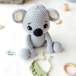 Koala Crochet Pattern - Amigurumi Stuffed Animal PDF Tutorial in ...
