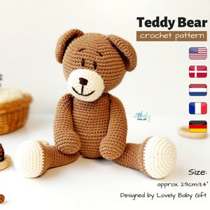 Crochet Bear Amigurumi Pattern - Easy DIY Project for Beginners