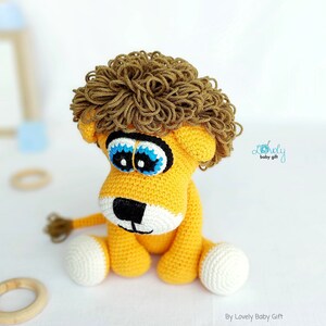 crochet lion amigurumi pattern