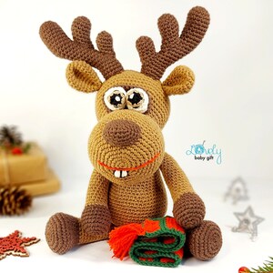 amigurumi deer pattern for Christmas