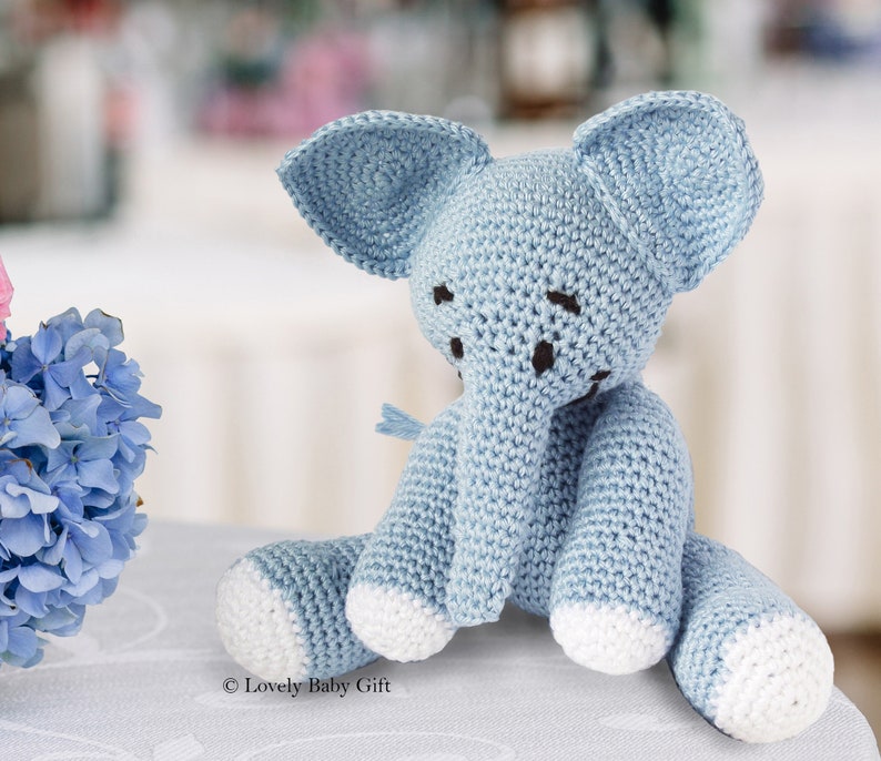 stuffed animal elephant crochet pattern