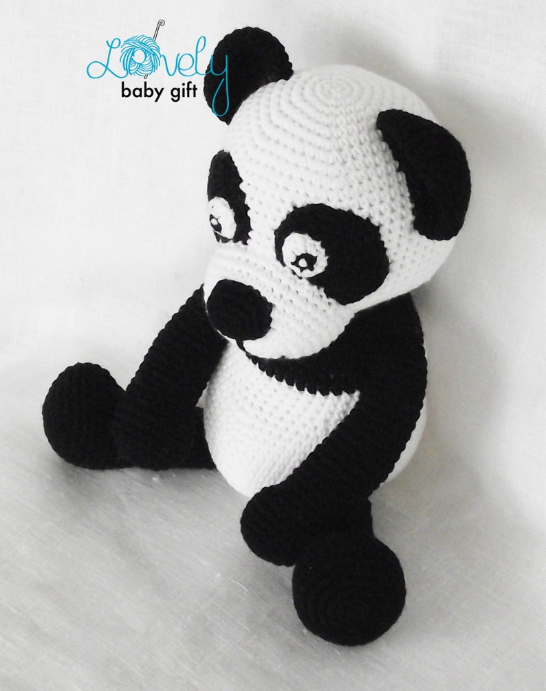 CP-137 Panda Crochet Pattern Animal Crochet Pattern Amigurumi Panda