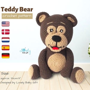 amigurumi bear easy crochet pattern