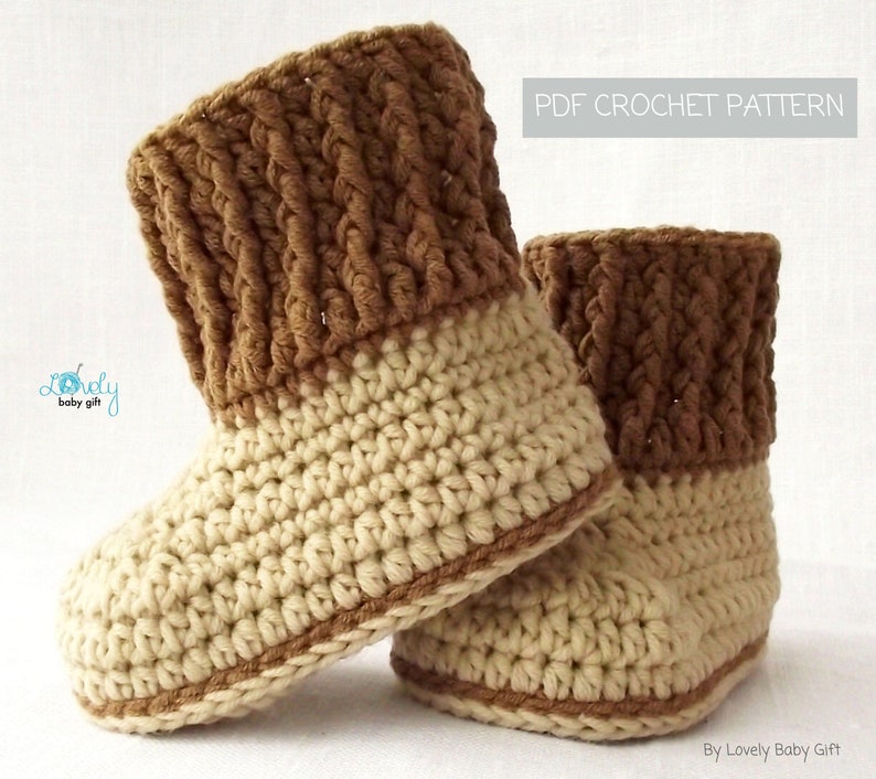 crochet baby shoes pattern