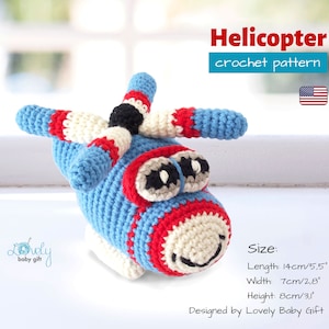 Helicopter Amigurumi Crochet Pattern