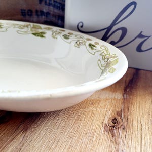 Antique W.H. Grindley Oval Vegetable Serving Dish Lily Pattern English Ironstone Floral Transferware Oval bowl Grindley & Co. England